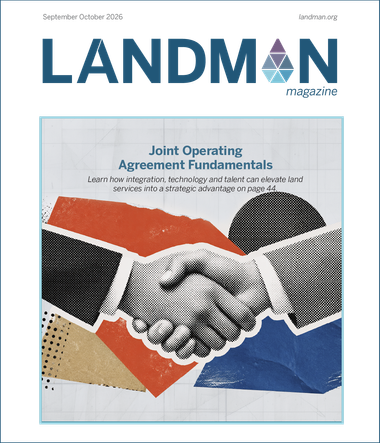 Landman Magazine cover